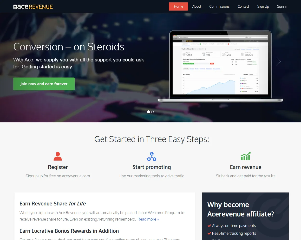 AceRevenue features