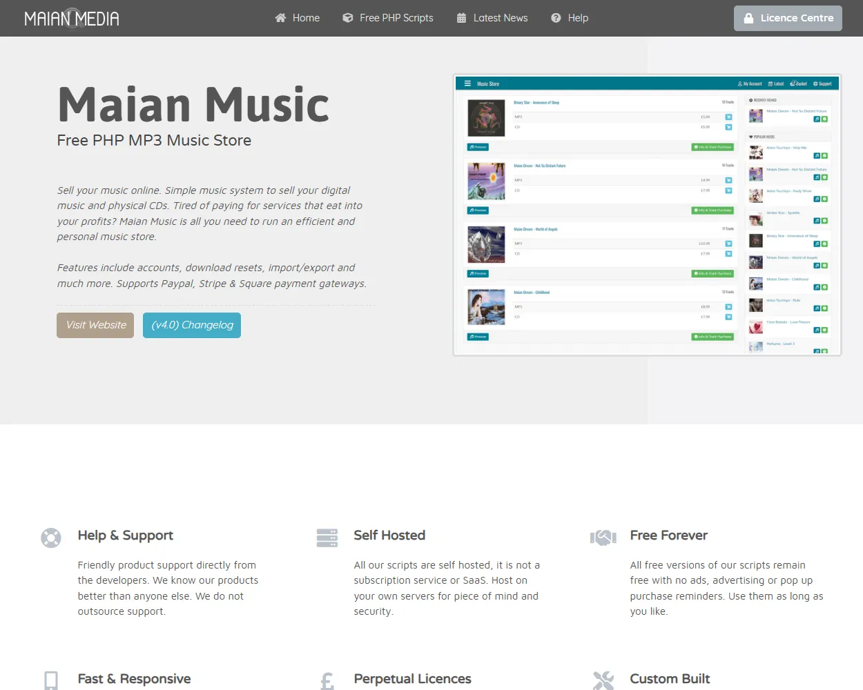 Maian Script features
