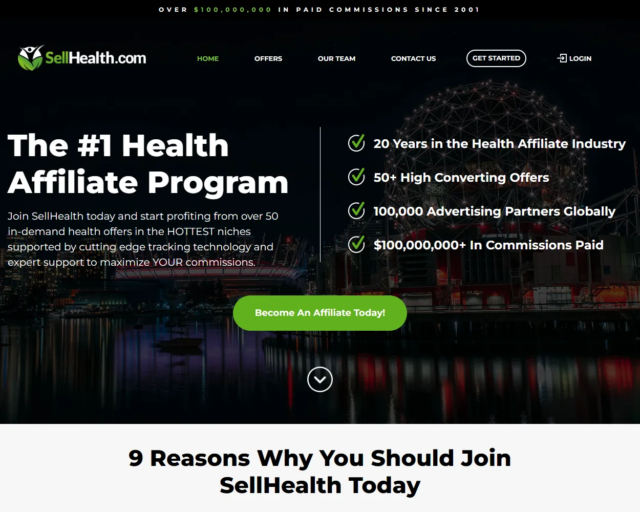 Sell Health features