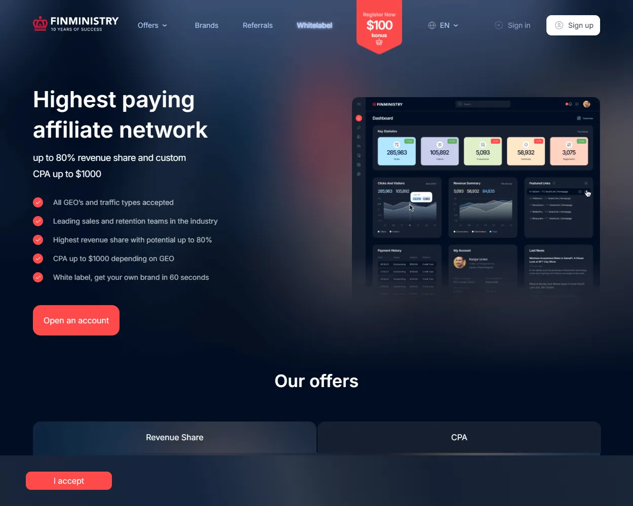 FinMinistry features