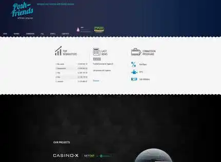 PoshFriends features