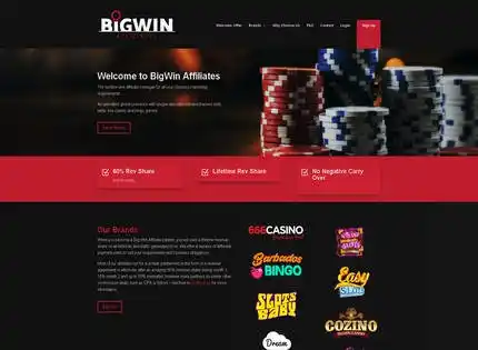 Big Win Affiliates features
