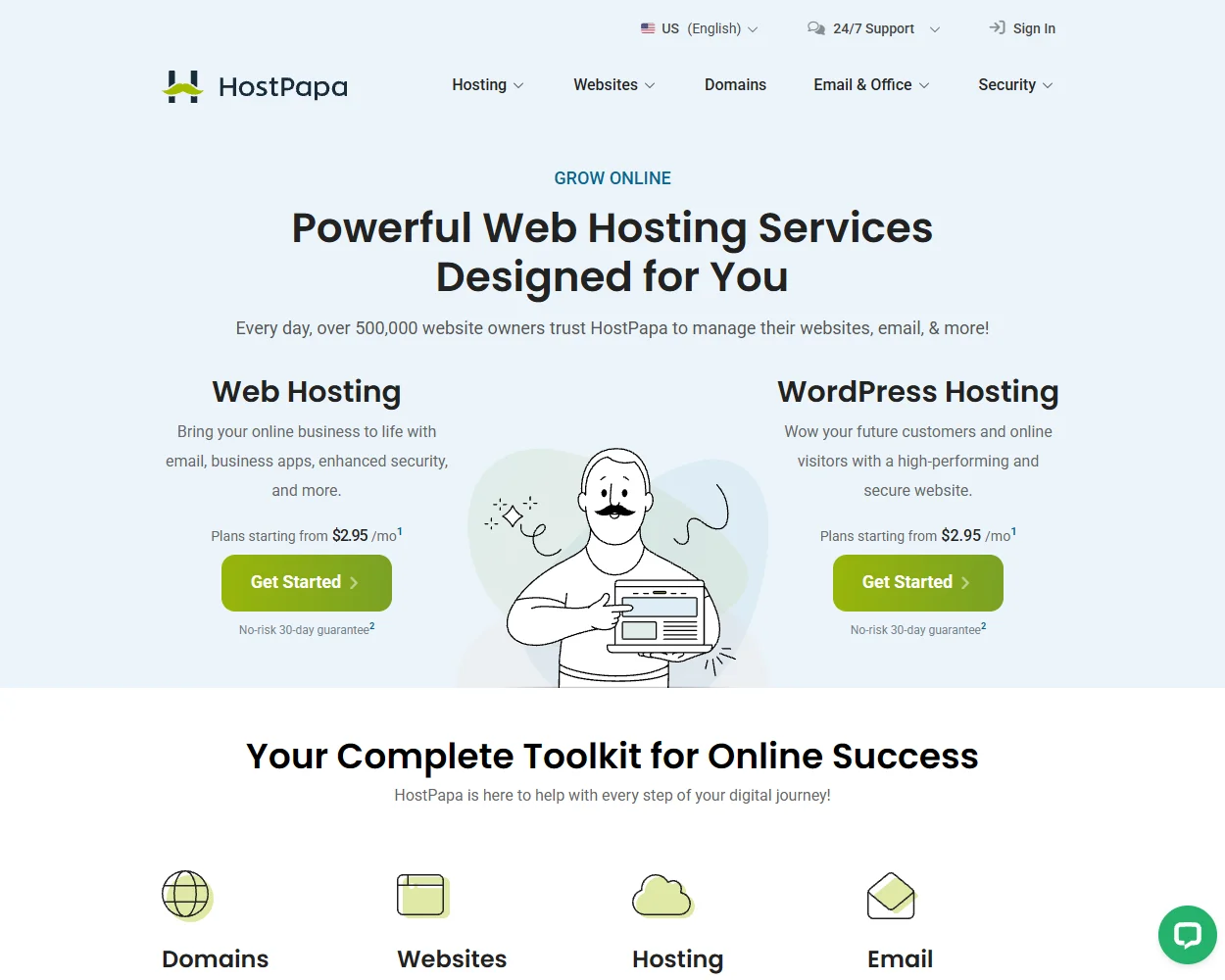 HostPapa features