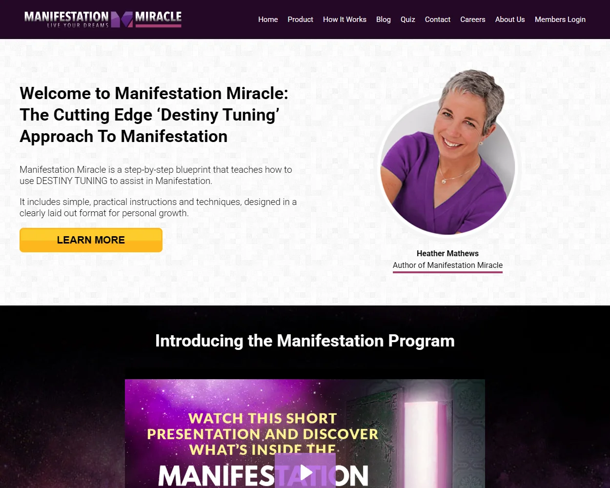 Manifestation Miracle features