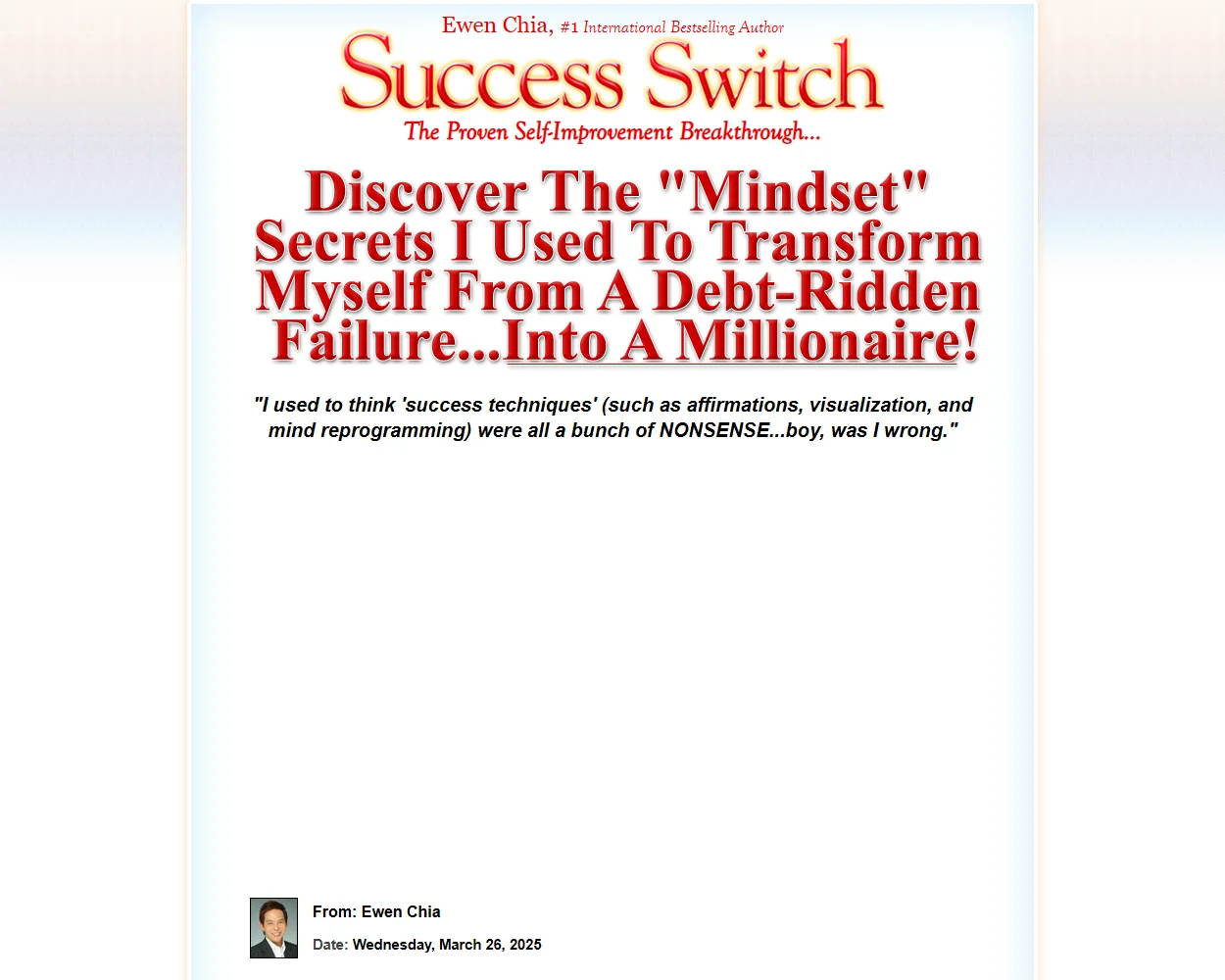 Success Switch features