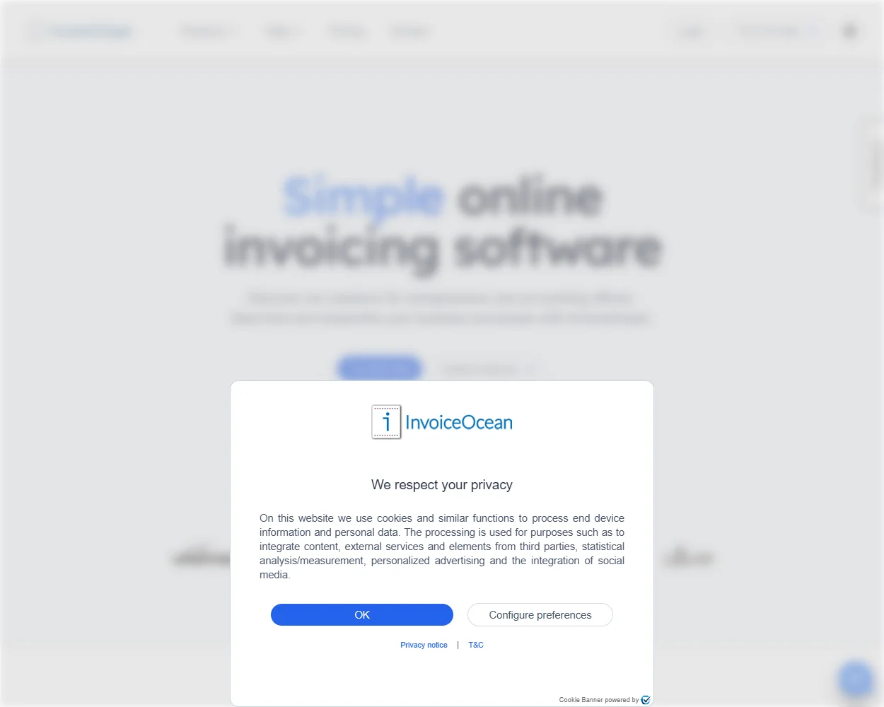 InvoiceOcean features