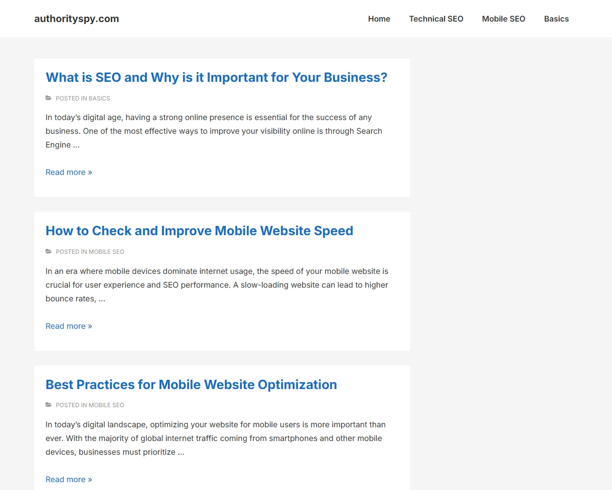 Authority Spy features