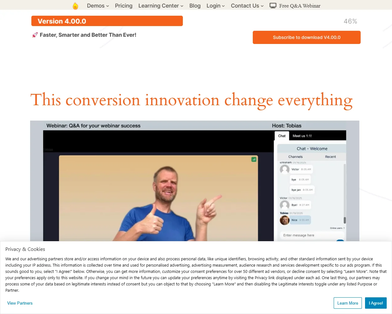 Webinar Ignition features