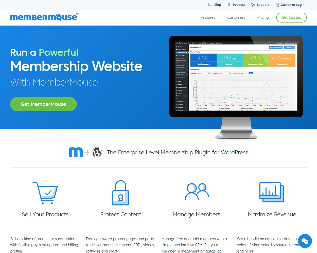 MemberMouse features