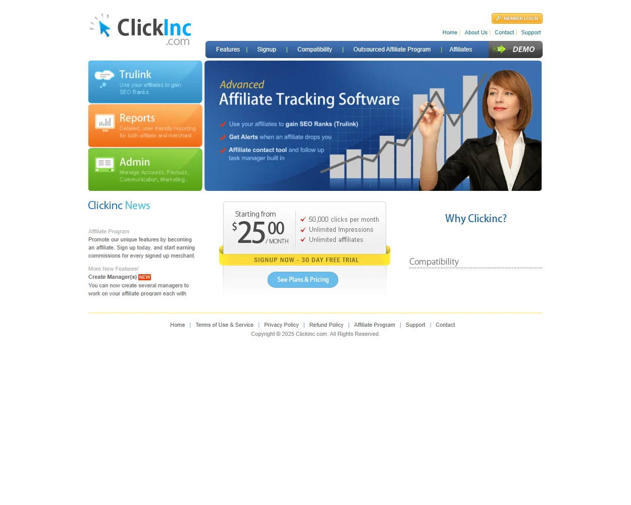 ClickInc features