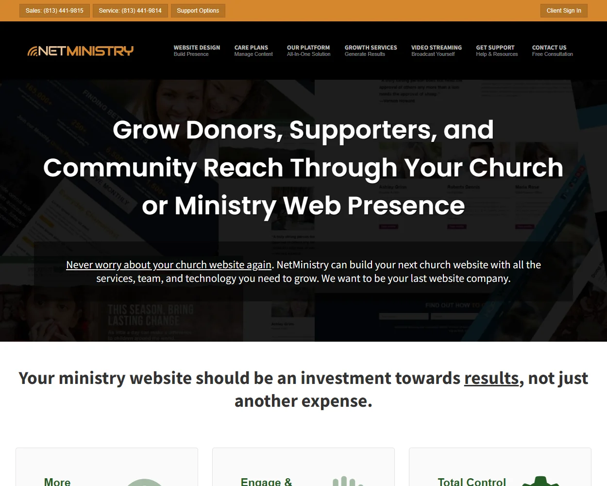 Netministry features