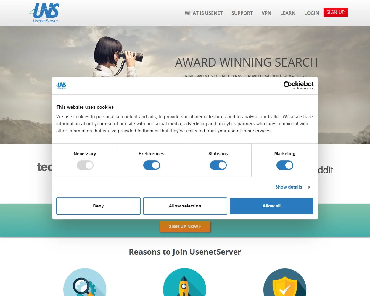 UsenetServer features
