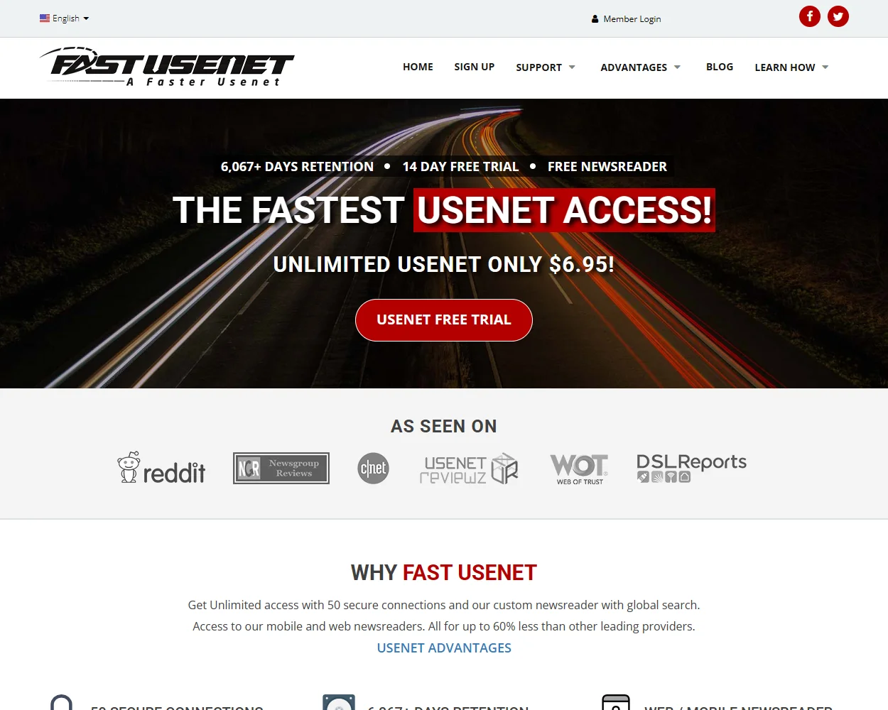 Fast Usenet features