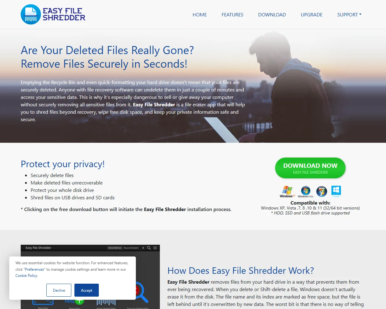 Easy File Shredder features