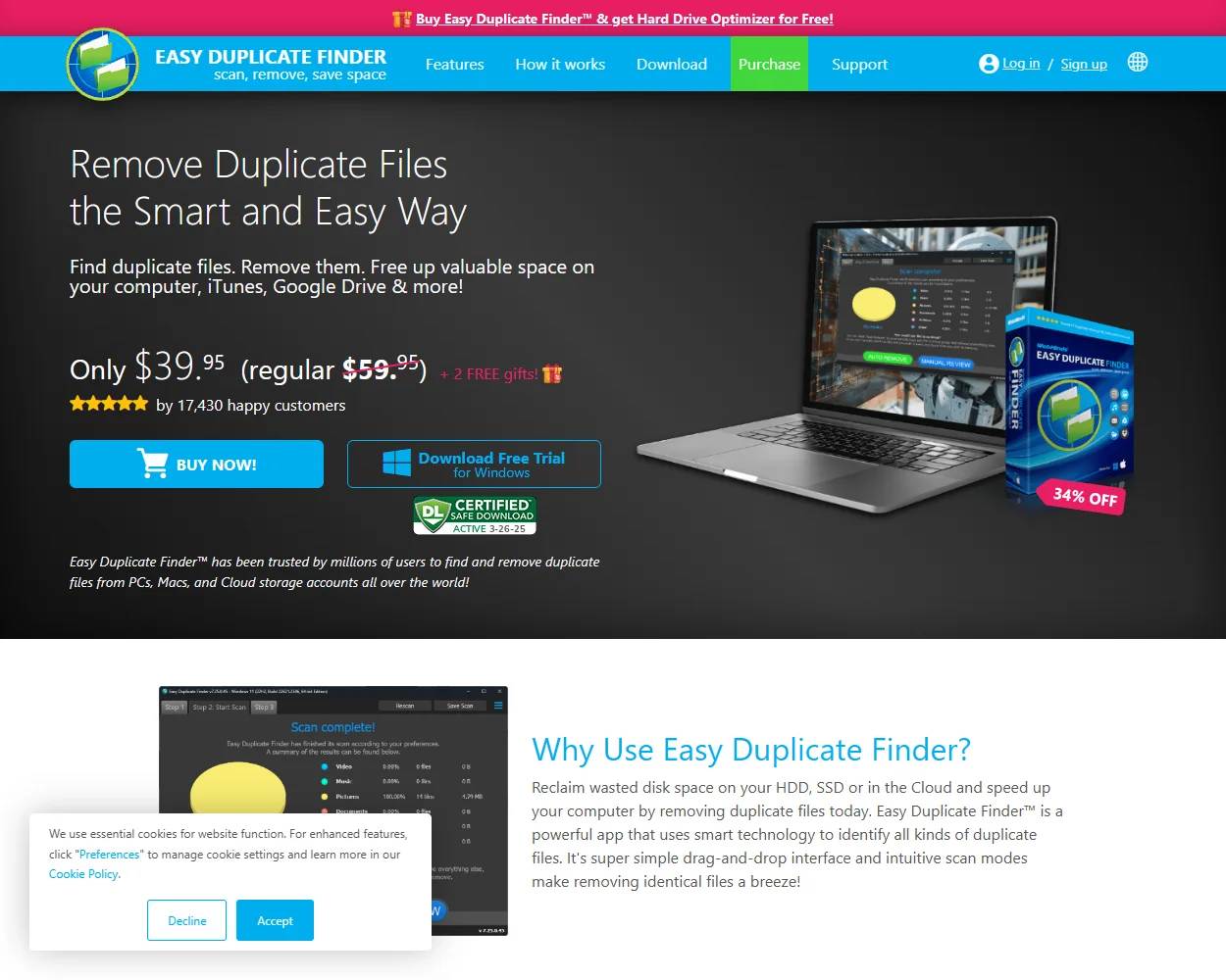 Easy Duplicate Finder features