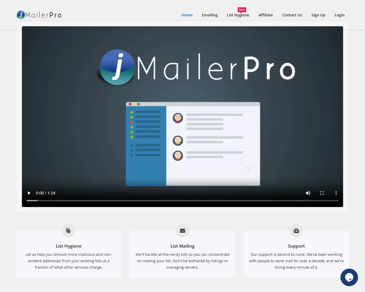jMailerPro features