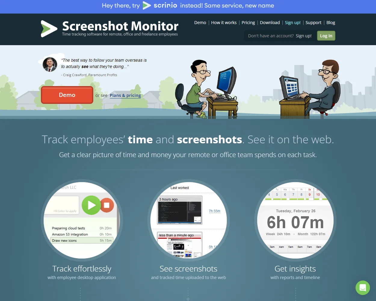 Screenshot Monitor features