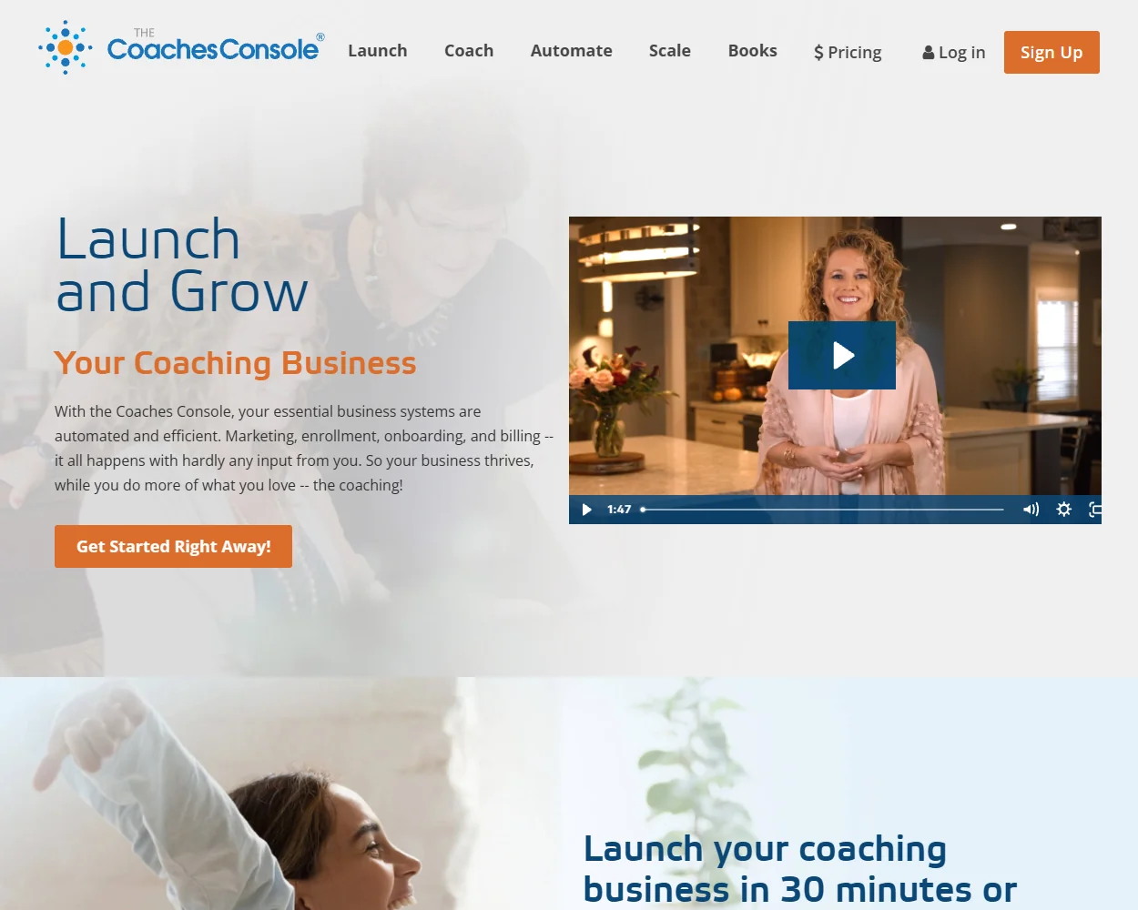 The Coaches Console features