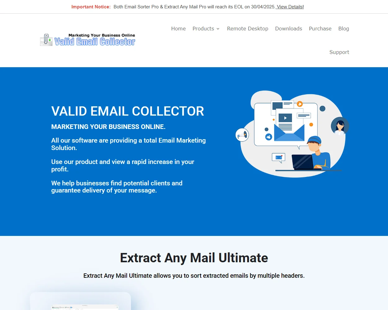Rapid Email Sender features