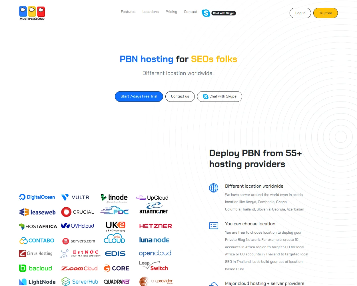 Multiplecloud features