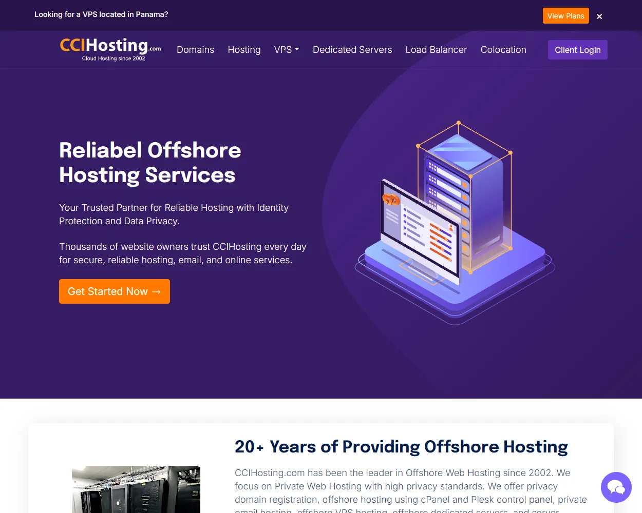 CCIHosting features