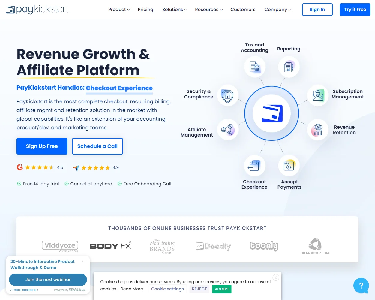 PayKickstart features
