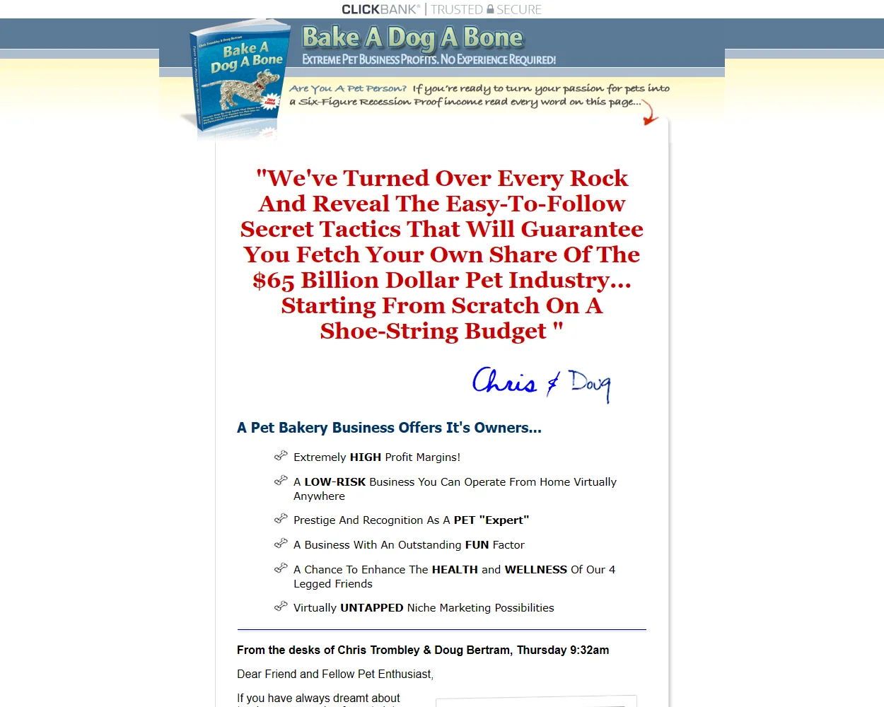 Bake A Dog A Bone features