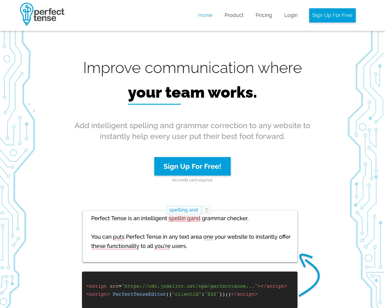 Perfect Tense features