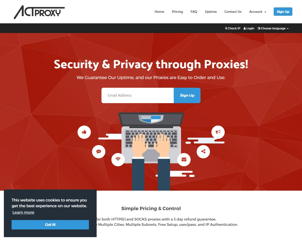 ActProxy features