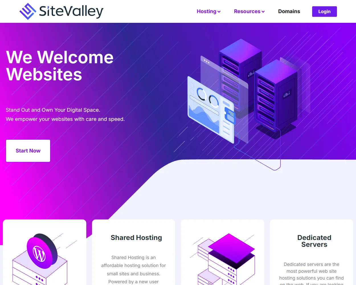 SiteValley features