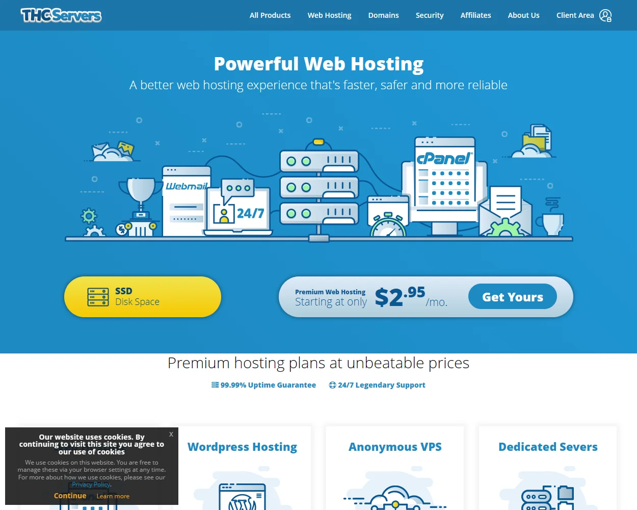 THCServers.com features