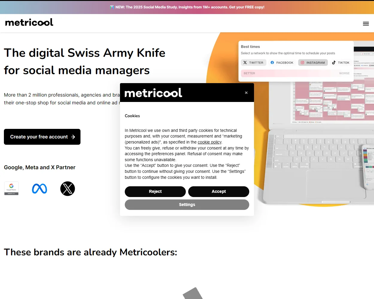Metricool features