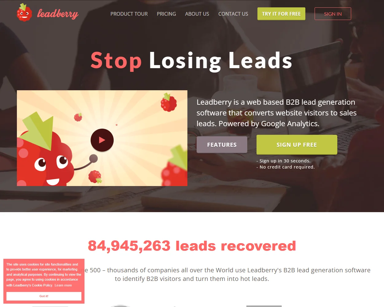 Leadberry features