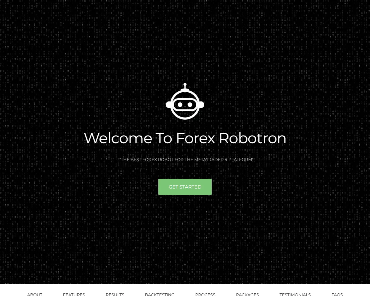 Forex Robotron features