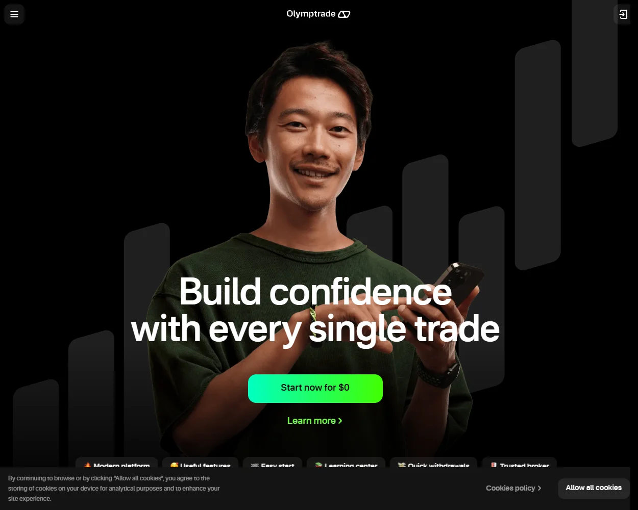 Olymp Trade features