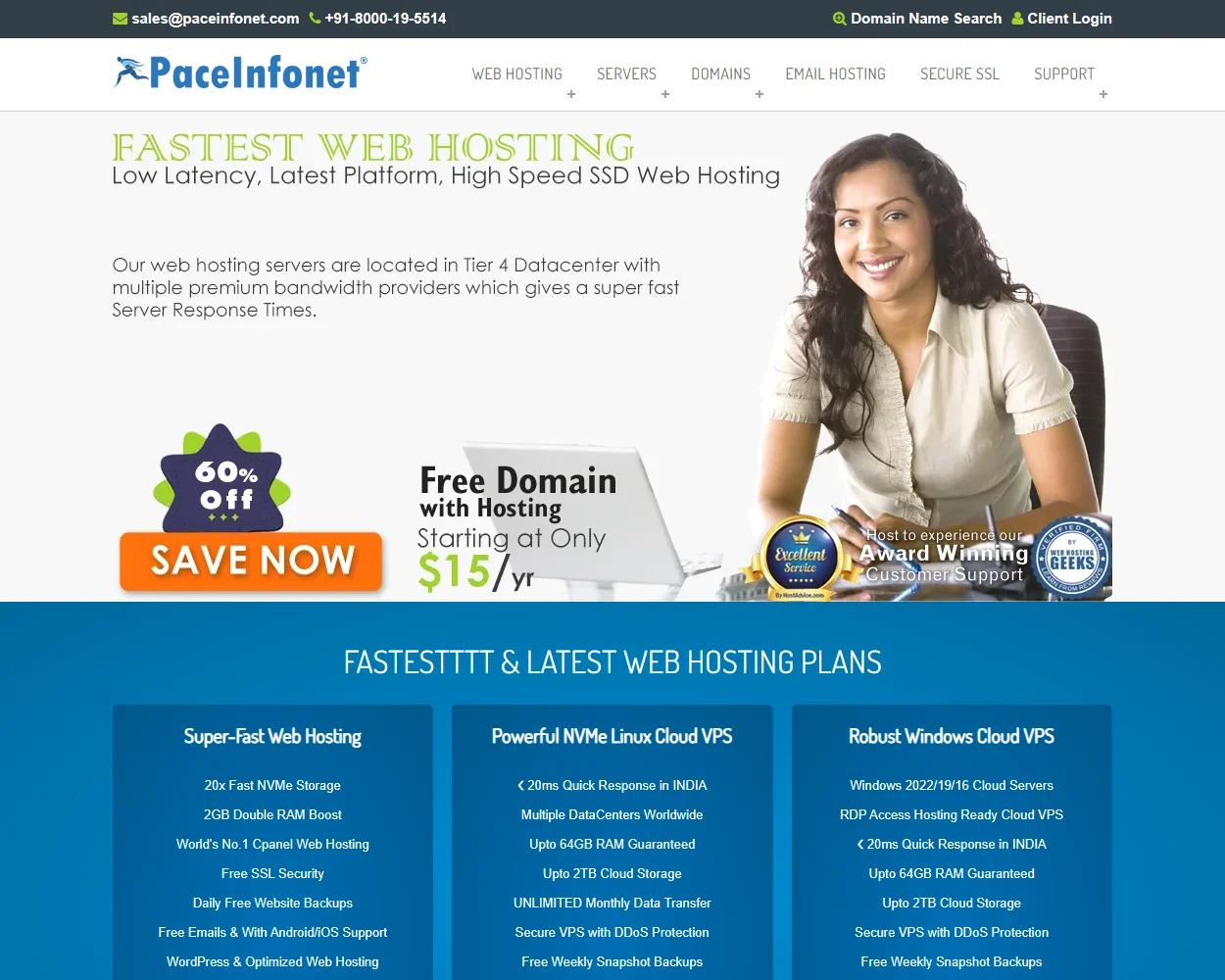 Pace Infonet features