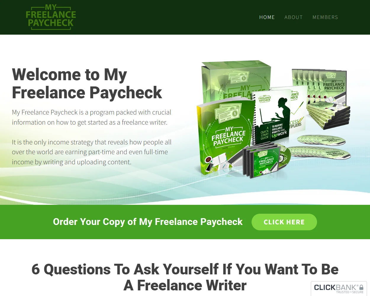 My Freelance Paycheck features