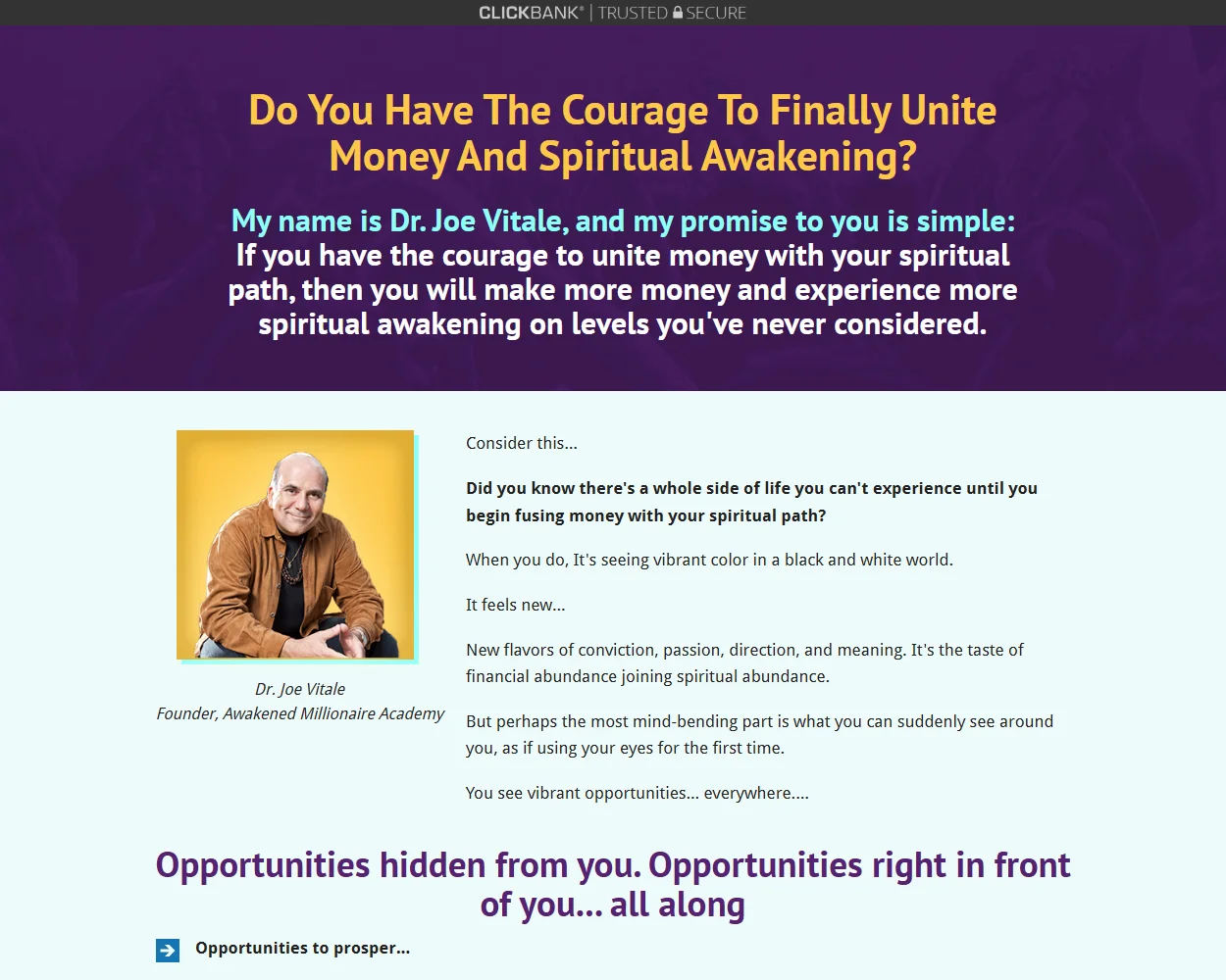 Awakened Millionaire Academy features