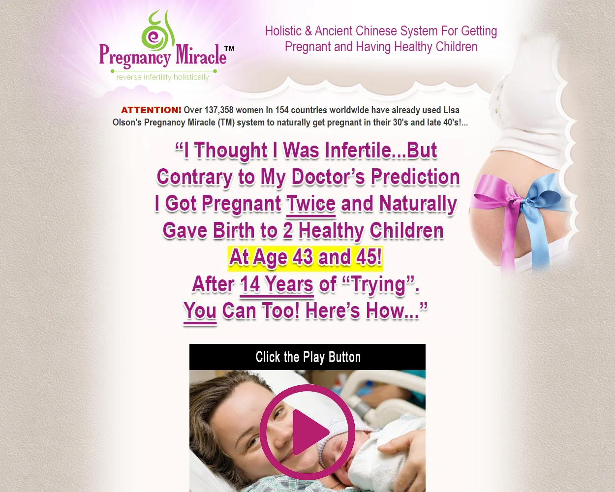 Pregnancy Miracle features
