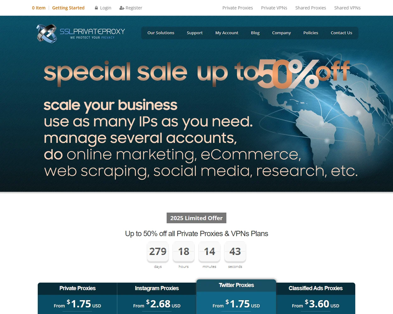 SSL Private Proxy features