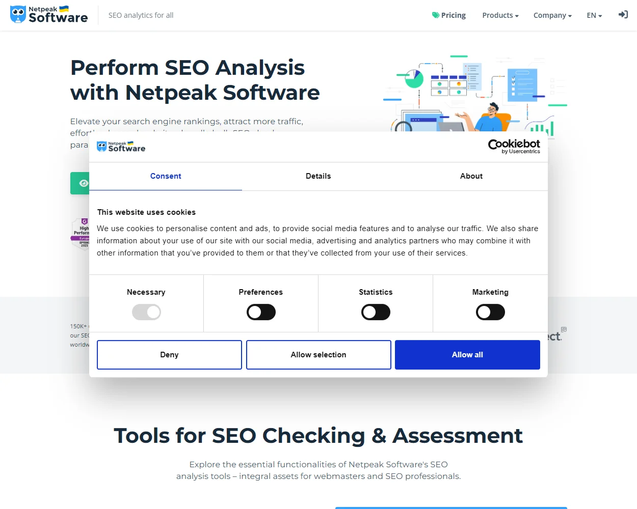 Netpeak Software features
