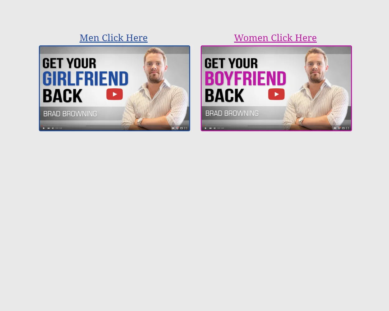 The Ex Factor Guide features