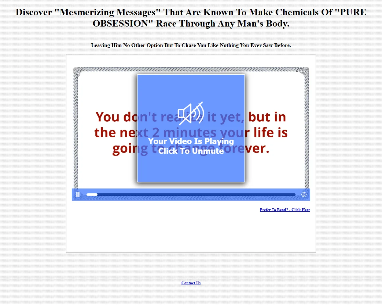 Make Him Desire You features