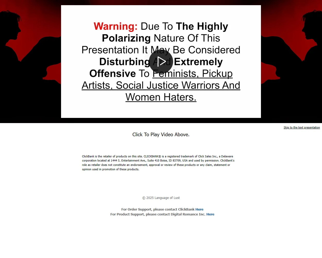 The Language of Lust features