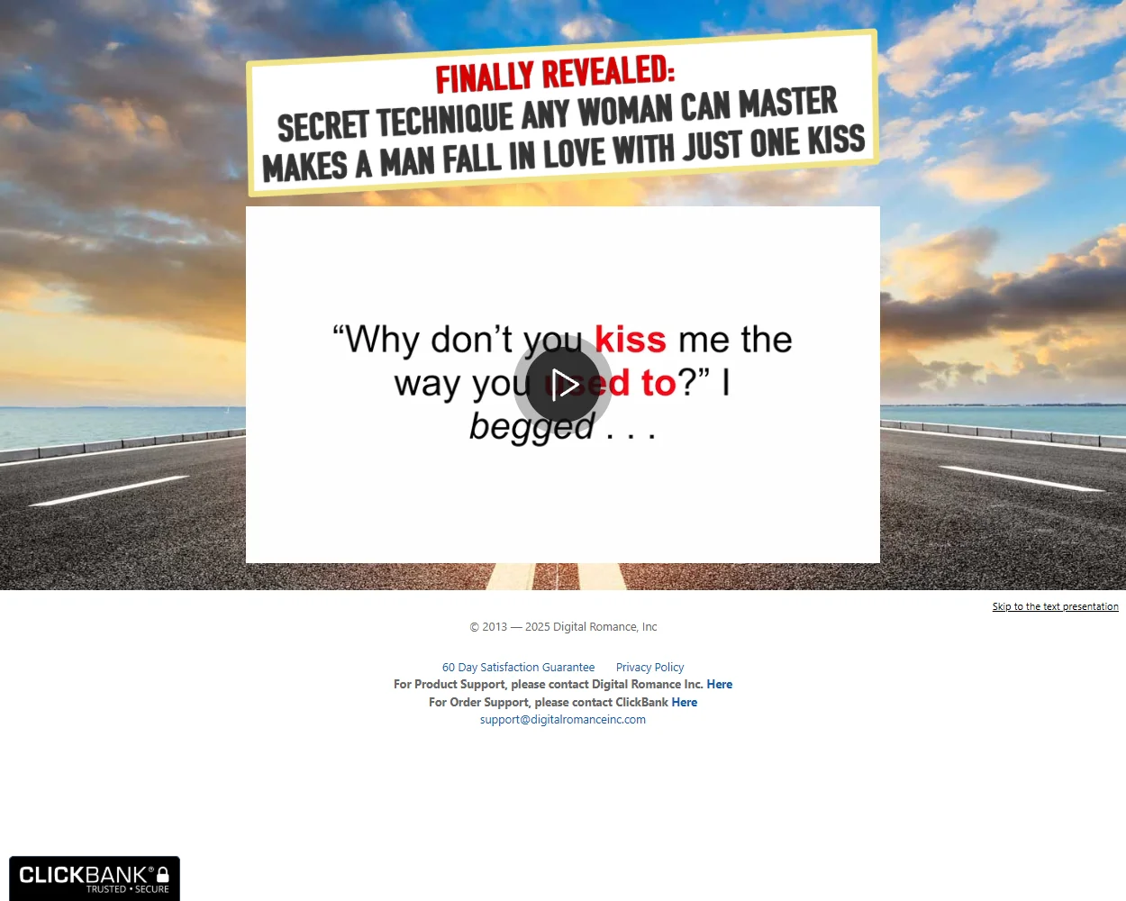 Kissing Magic features