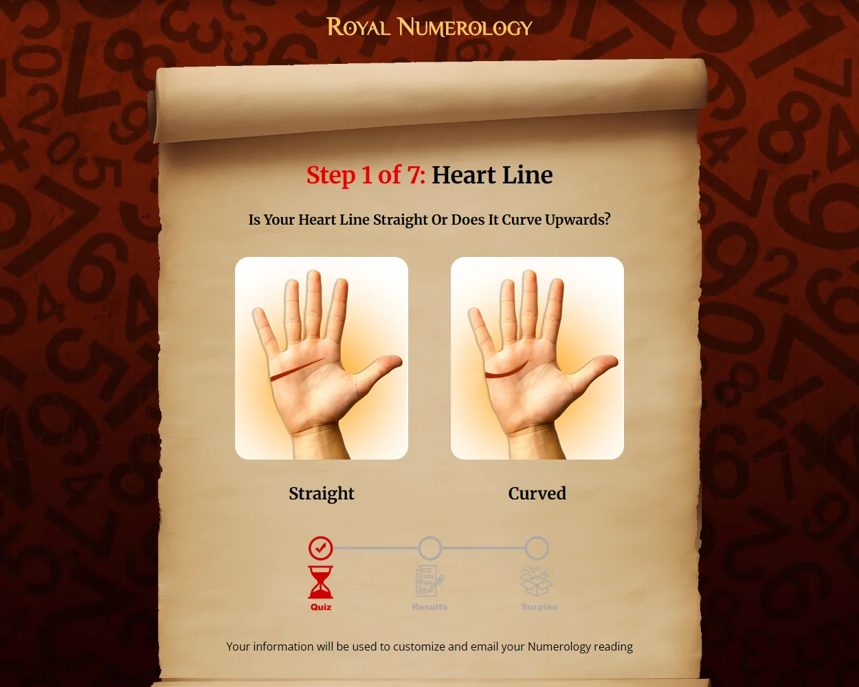 Royal Numerology features