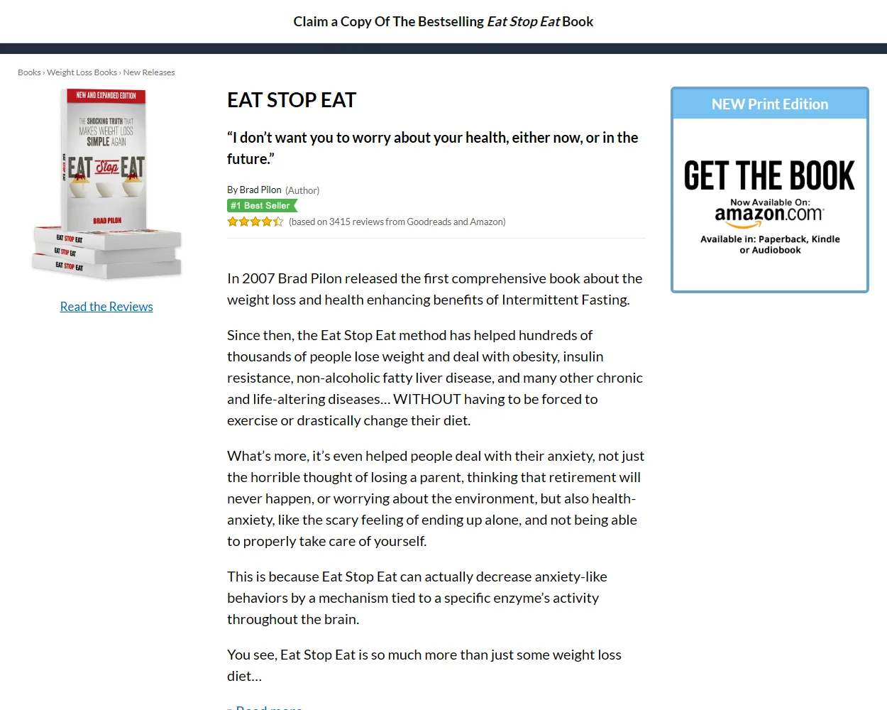 Eat Stop Eat features