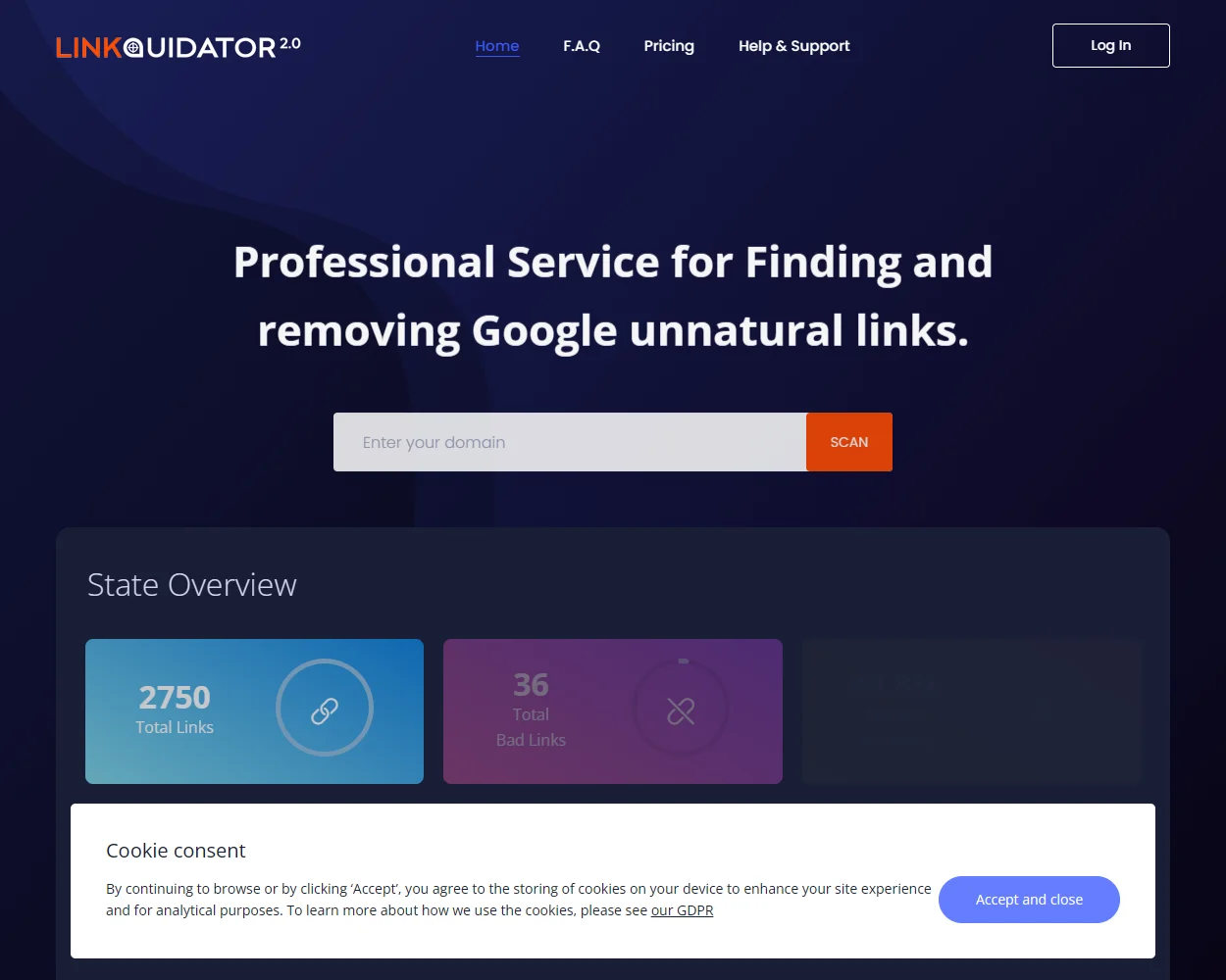 Linkquidator features