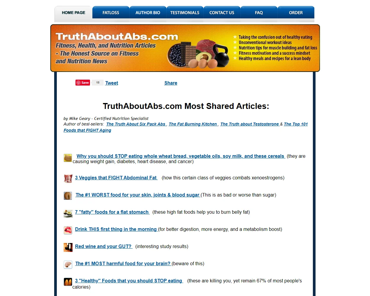 Truth About Abs features