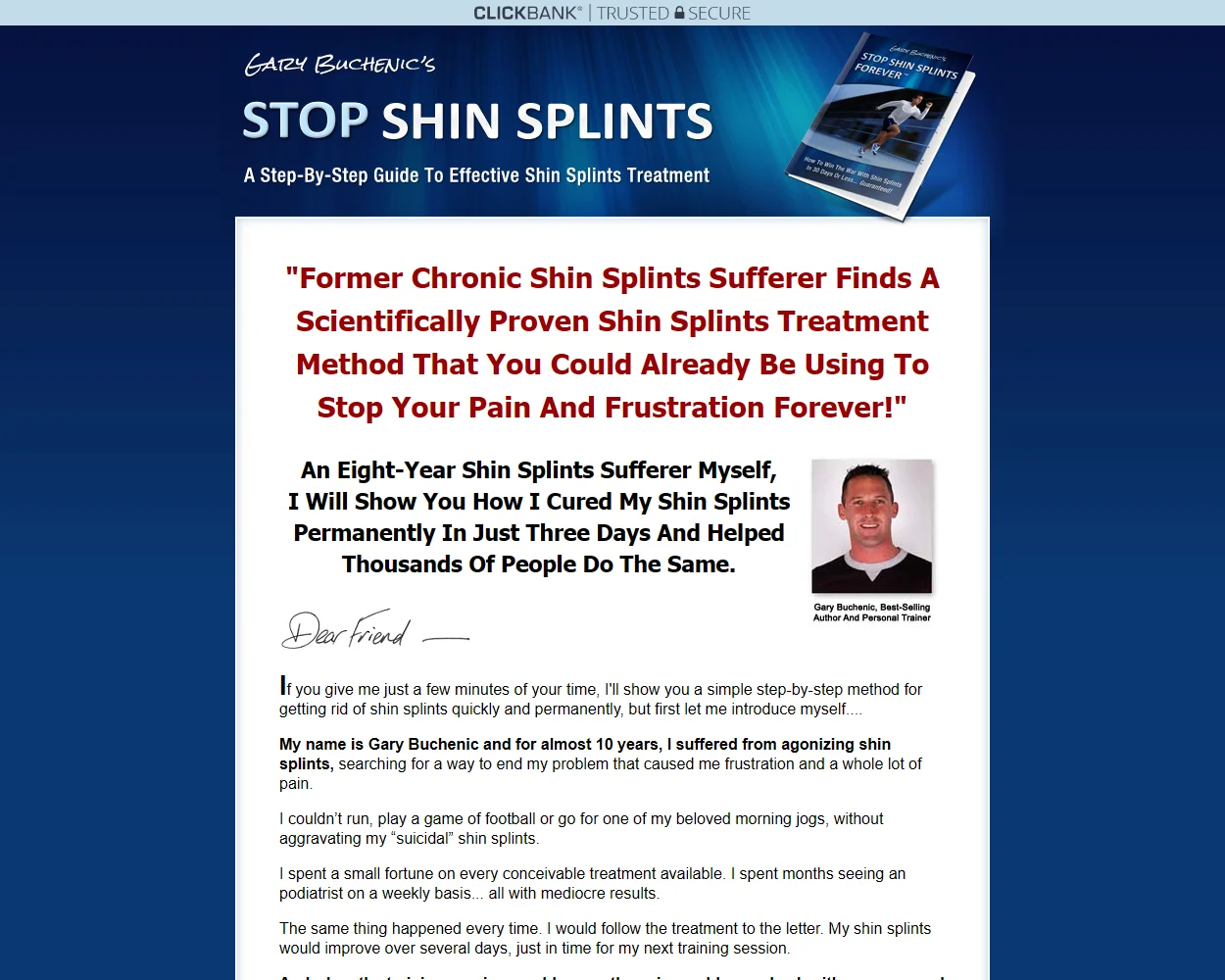 Stop Shin Splints features